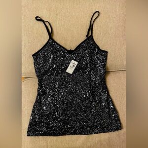 Ladies size xs sequin Express tank top BNWT!!